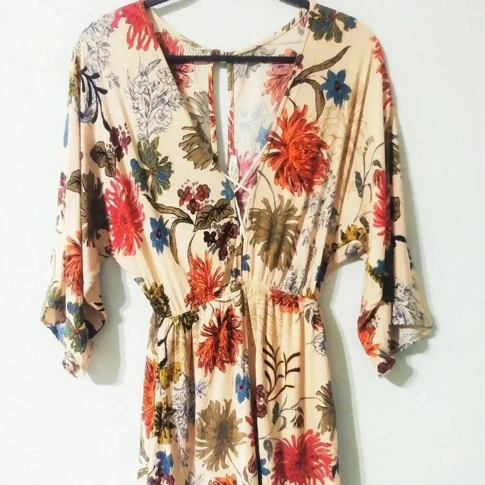 Audrey 3+1 Floral Print‎ Y2K Romper